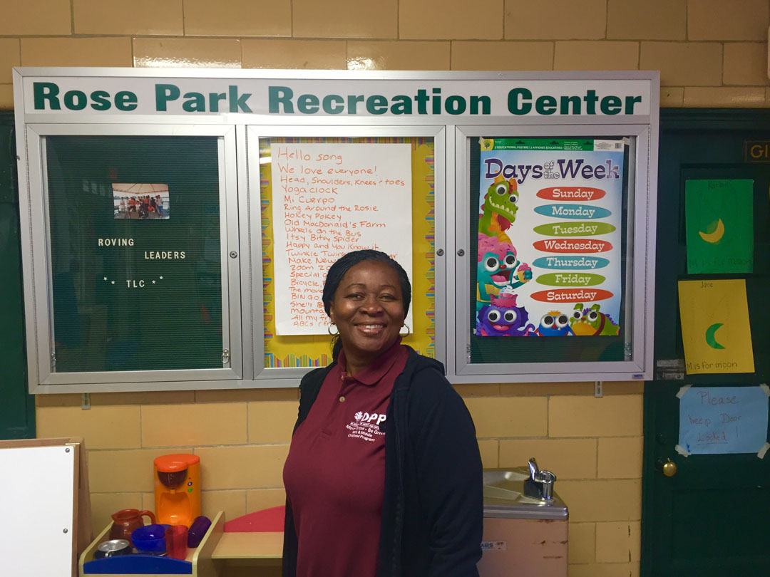 Rose Park Recreation Center Supervisor, Ms. Patterson