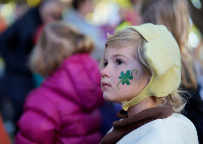 Friends of Rose Park - Halloween 2018 - child with face paint