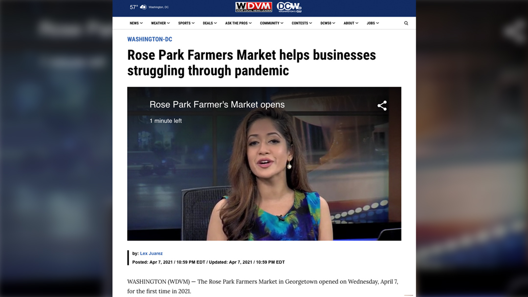 FRP Farmers Market TV Coverage