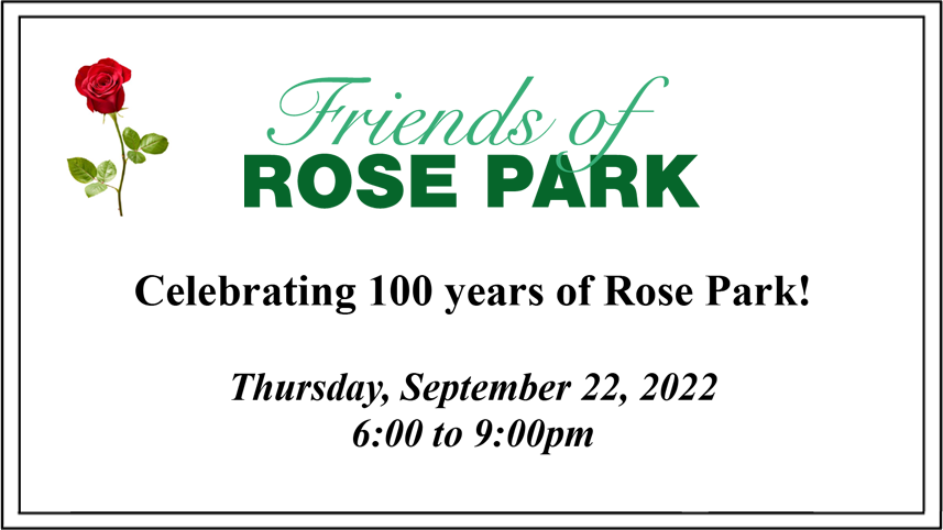 Rose Park Fall Gala 2022 – Centennial Celebration