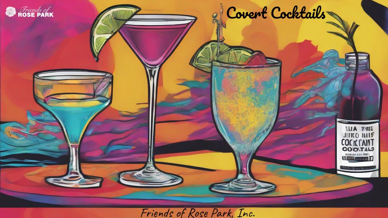 Friends of Rose Park - Fall Gala - Covert Cocktails - Event Graphic