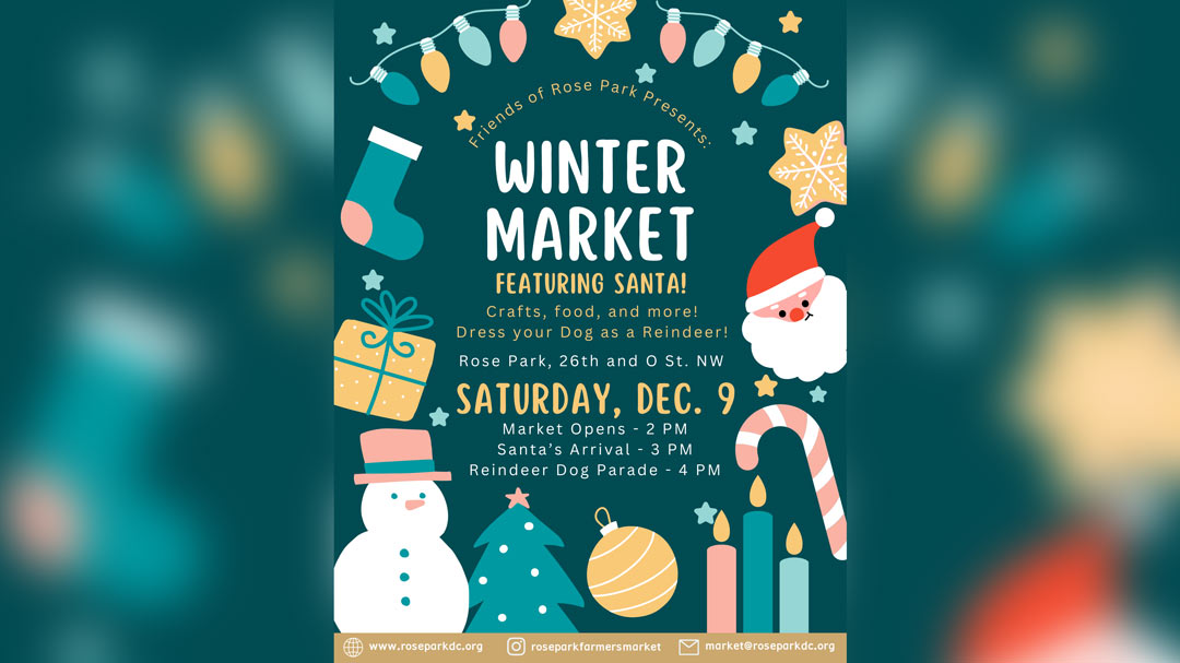 Friends of Rose Park - Winter Market Flyer Poster